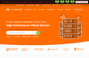 黑五# HostNamaste：美国洛杉矶便宜VPS，$10/年(1 GB OpenVZ VPS )，1 GB KVM VPS -$12/年-大耳狗